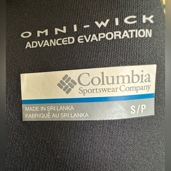 Columbia Omni Wick Advanced Evaporation Charcoal Striped Hoodie - Picture 4 of 5